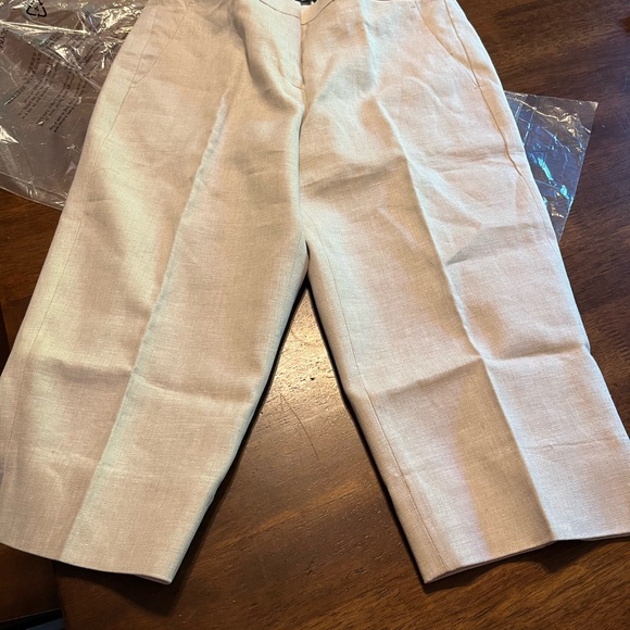 NWT JCrew Kate capri pant in stretch linen blend size 6 - Picture 6 of 7